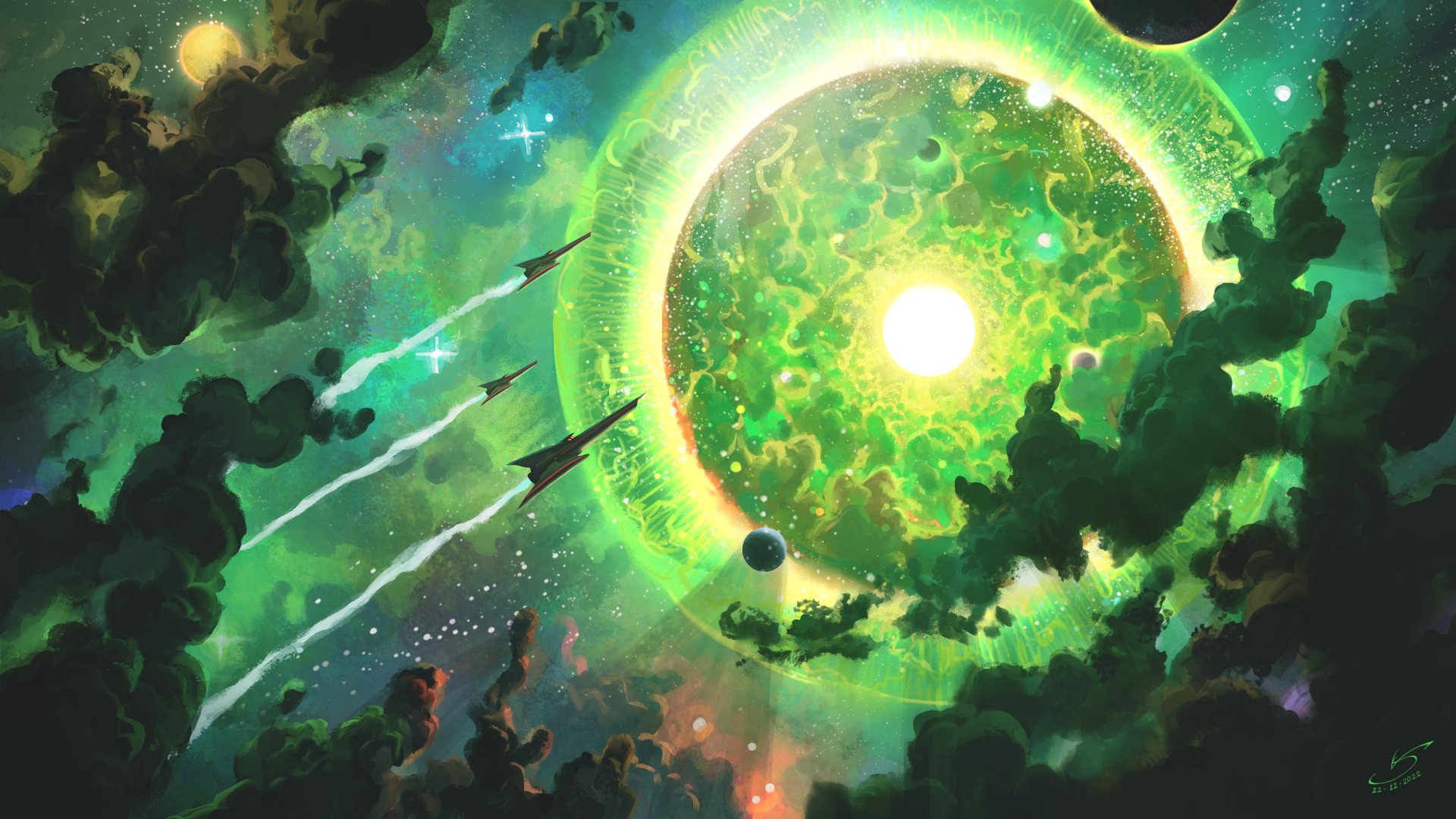 Download Sci Fi Sky 4k Ultra HD Wallpaper