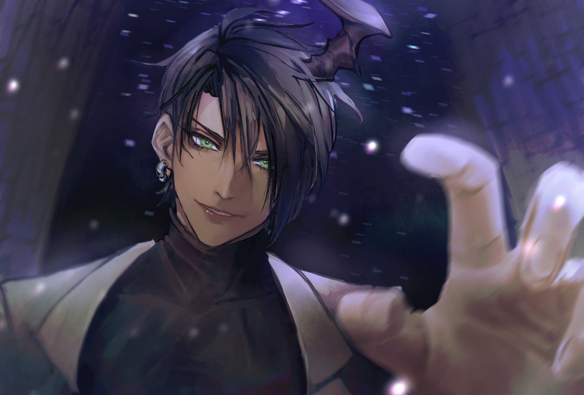 Download Holostars Aragami Ouga Anime Virtual Youtuber HD Wallpaper