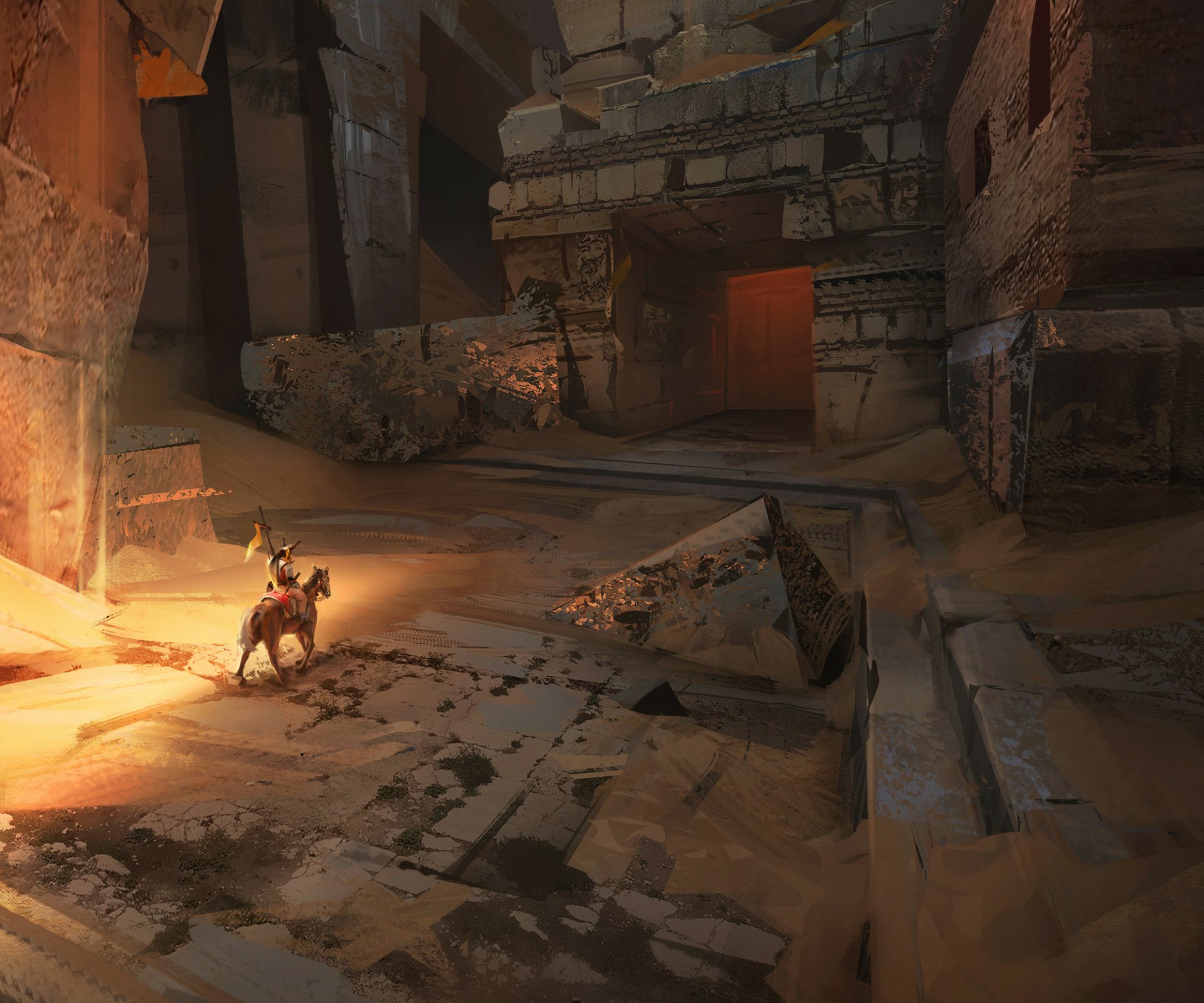 Download Fantasy Temple HD Wallpaper by Robin Lhebrard