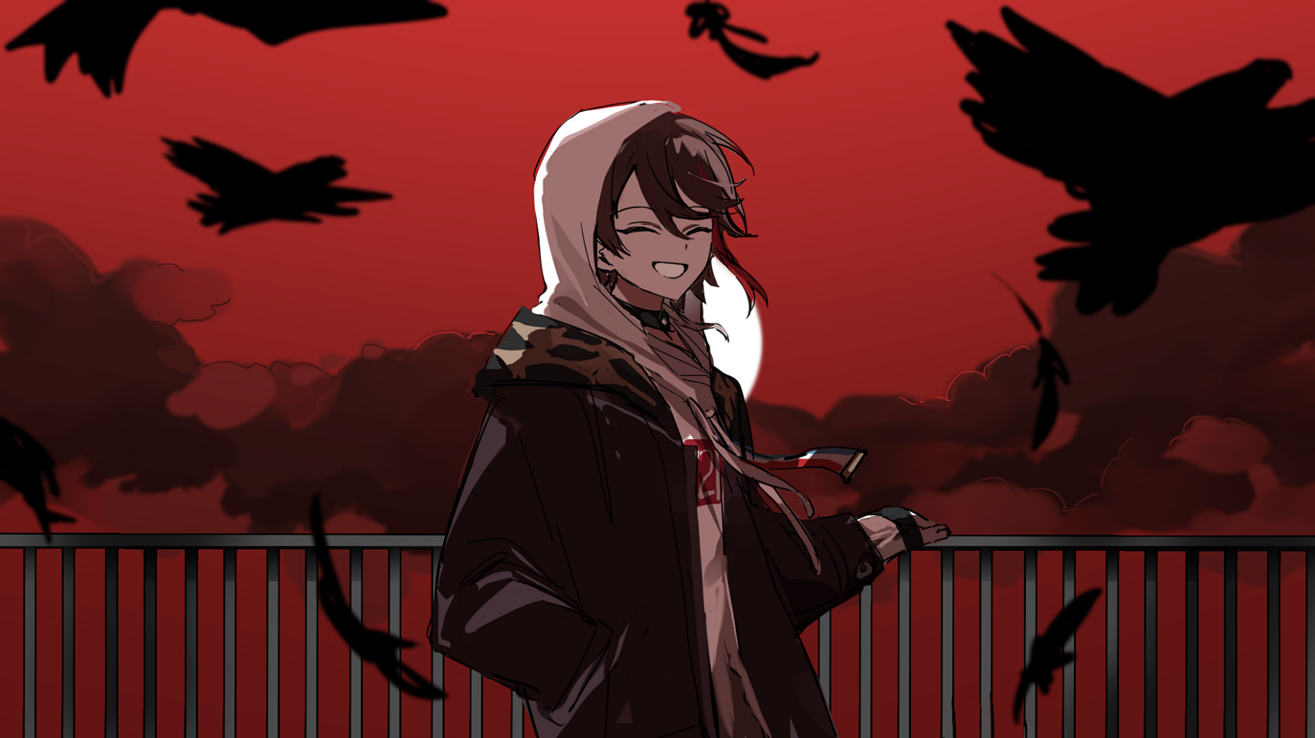 Download Nijisanji Saegusa Akina Anime Virtual Youtuber HD Wallpaper