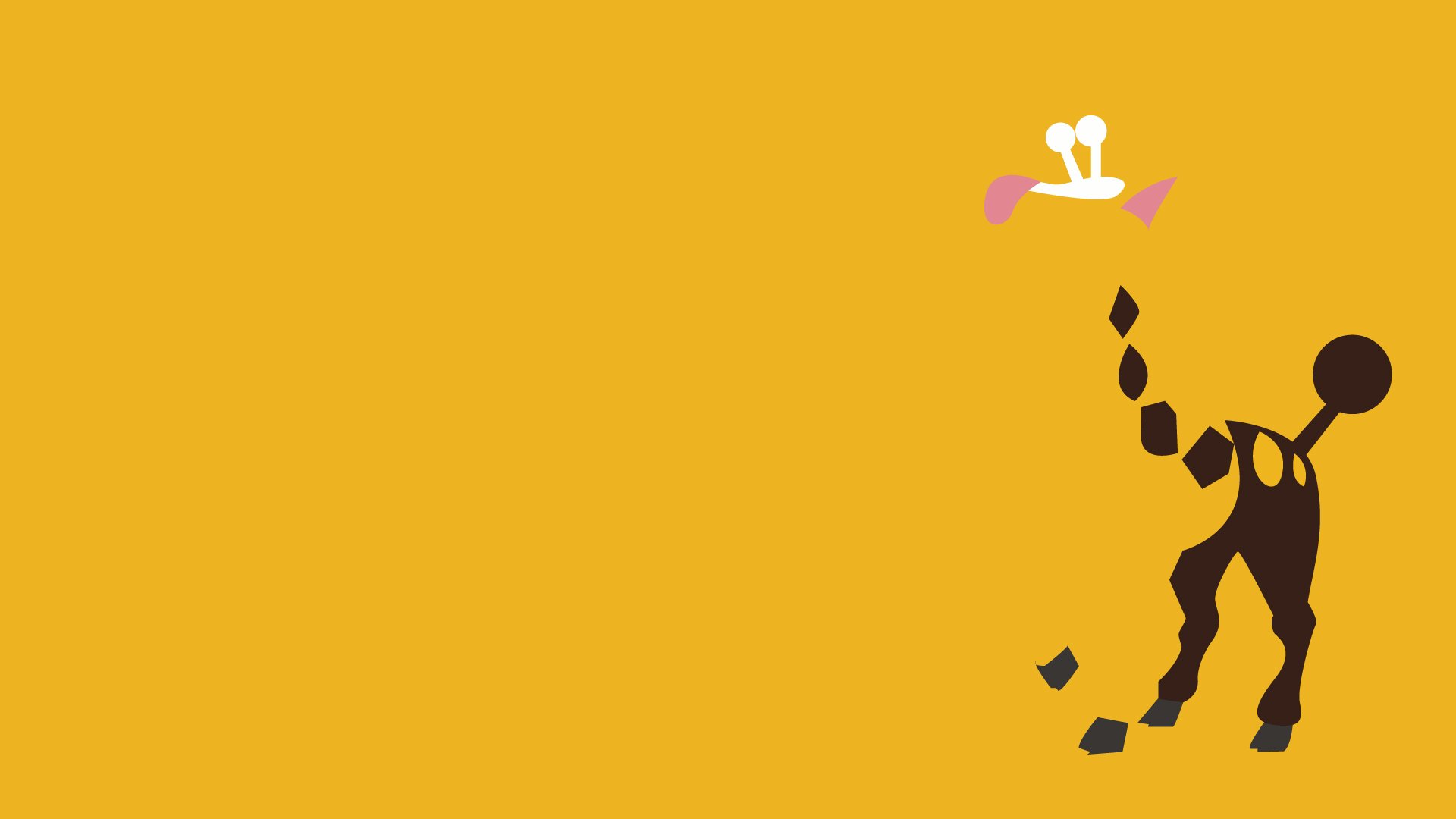 Download Psychic Pokémon Girafarig (Pokémon) Anime Pokemon HD Wallpaper