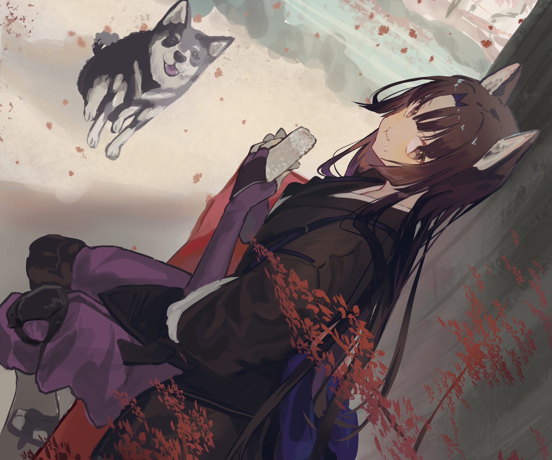 Download Saga (Arknights) Video Game Arknights HD Wallpaper by 夏場