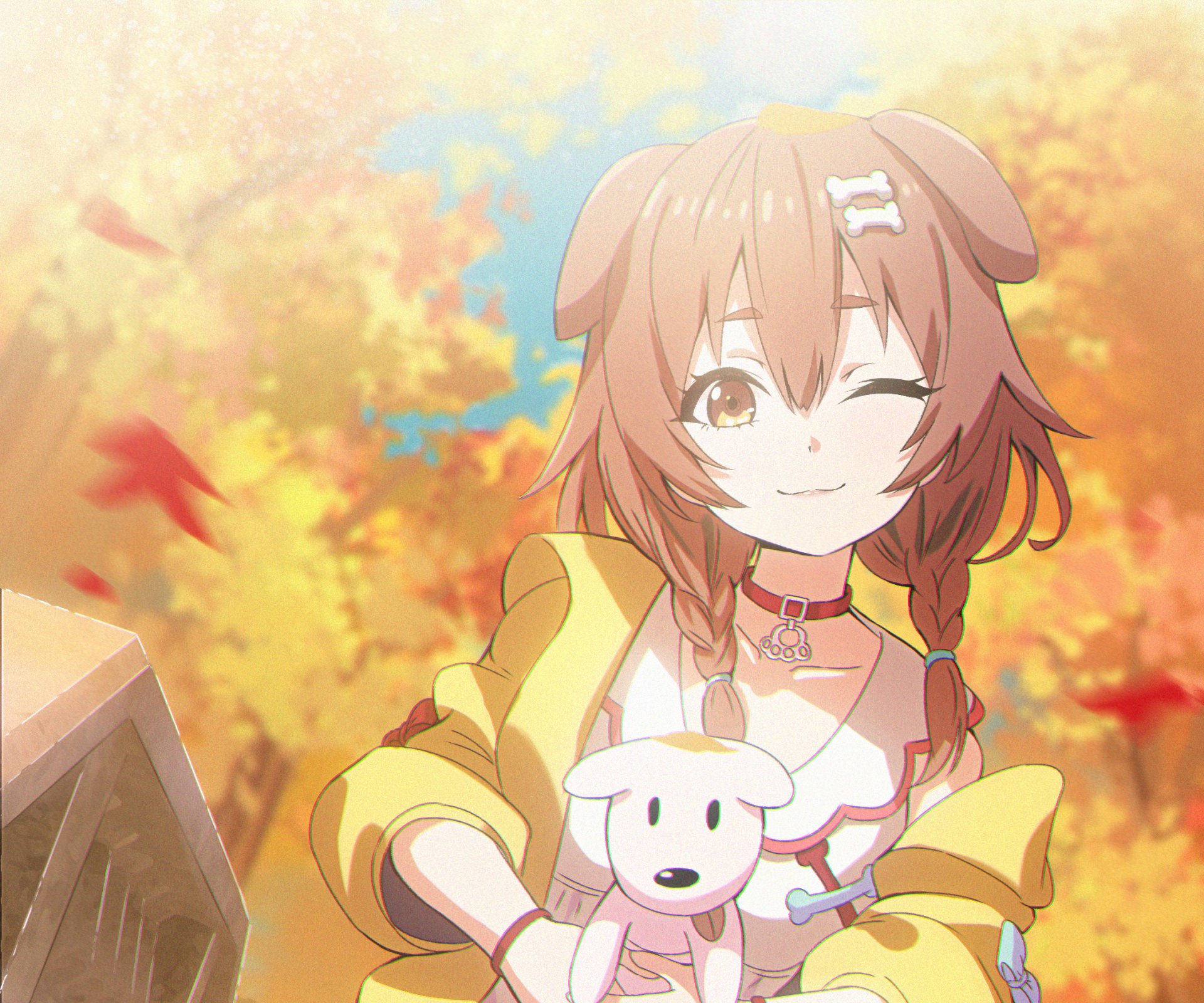 Download Hololive Inugami Korone Anime Virtual Youtuber HD Wallpaper by Edgar