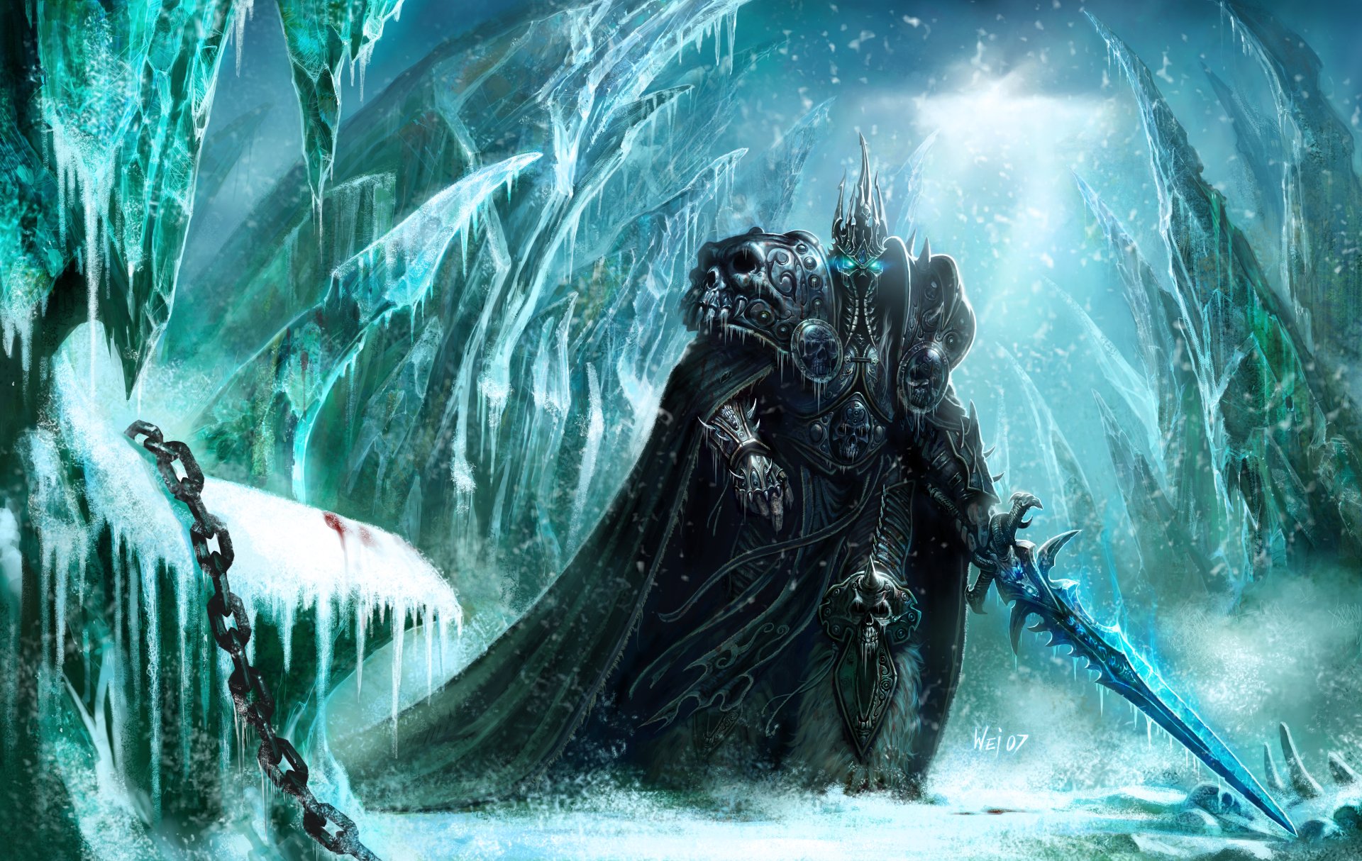 Download Death Knight Wrath of Lich King Wallpaper | Wallpapers.com