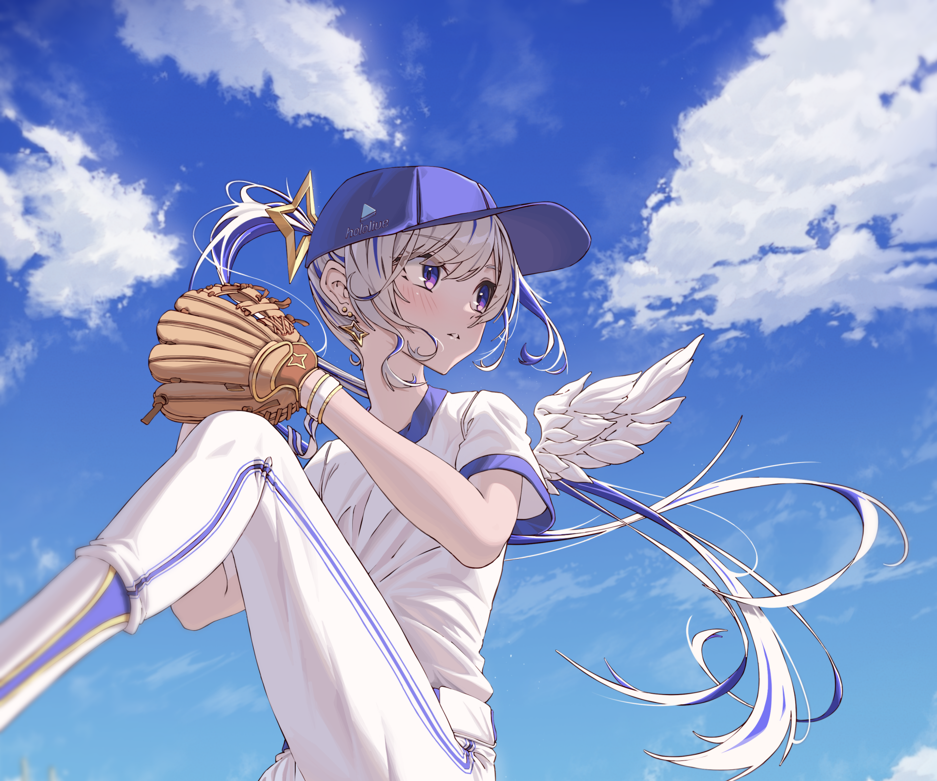 Download Hololive Amane Kanata Anime Virtual Youtuber HD Wallpaper