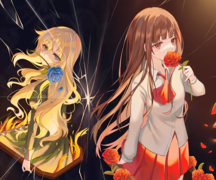 Mary (Ib) Ib (Character) video game Ib (2012) HD Desktop Wallpaper | Background Image