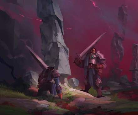 fantasy knight HD Desktop Wallpaper | Background Image