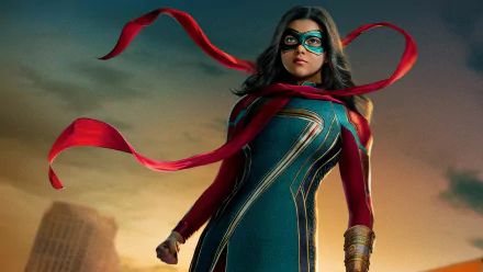 Kamala Khan Iman Vellani TV Show Ms. Marvel HD Desktop Wallpaper | Background Image