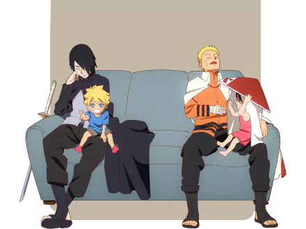 Sarada Uchiha Naruto Uzumaki Boruto Uzumaki Sasuke Uchiha Anime Boruto Naruto Naruto & Sasuke HD Desktop Wallpaper | Background Image