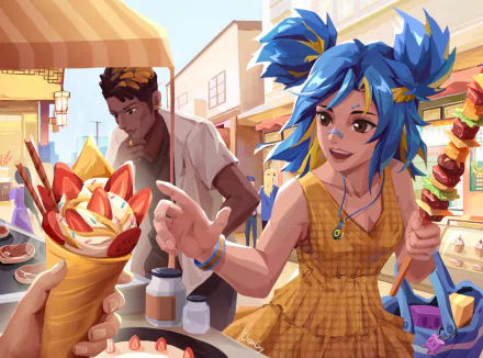 Neon (Valorant) Phoenix (Valorant) video game Valorant HD Desktop Wallpaper | Background Image