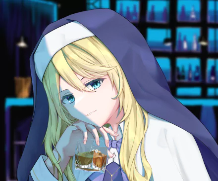 Sharon Holygrail Anime Engage Kiss HD Desktop Wallpaper | Background Image