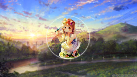 picture-in-picture Kotori Minami Anime Love Live! HD Desktop Wallpaper | Background Image