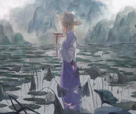 Suwako Moriya Anime Touhou HD Desktop Wallpaper | Background Image