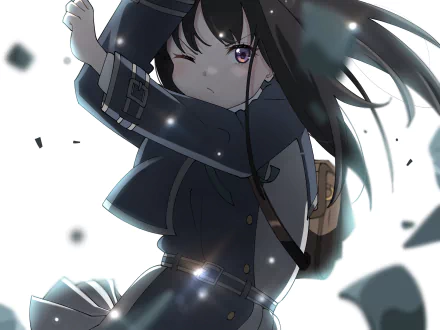 Takina Inoue Anime Lycoris Recoil HD Desktop Wallpaper | Background Image