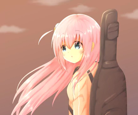 Hitori Gotou Anime Bocchi the Rock! HD Desktop Wallpaper | Background Image