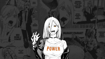 Power (Chainsaw Man) Anime HD Desktop Wallpaper | Background Image