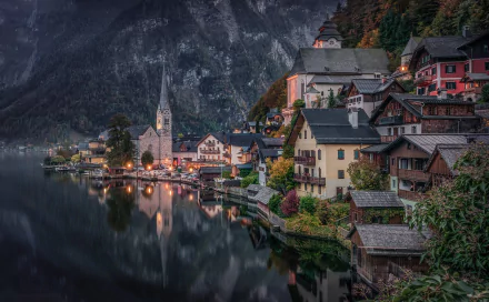man made Hallstatt HD Desktop Wallpaper | Background Image