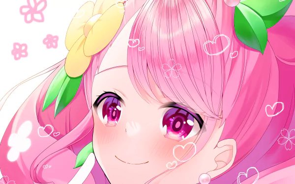 Nodoka Hanadera Cure Grace Anime Healin' Good PreCure HD Desktop Wallpaper | Background Image