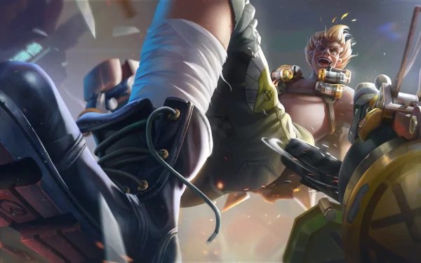 Junkrat (Overwatch) video game Overwatch HD Desktop Wallpaper | Background Image