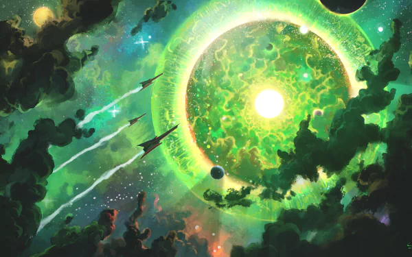 Sci Fi sky HD Desktop Wallpaper | Background Image