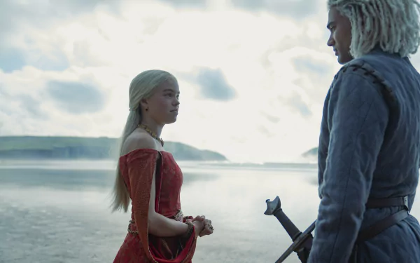 Rhaenyra Targaryen Milly Alcock TV Show House of the Dragon HD Desktop Wallpaper | Background Image