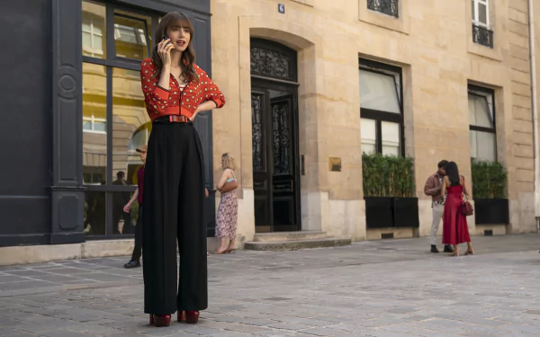 TV Show Emily in Paris HD Desktop Wallpaper | Background Image