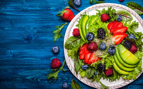 food salad HD Desktop Wallpaper | Background Image