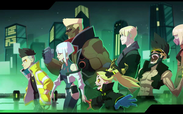 Anime Cyberpunk: Edgerunners HD Desktop Wallpaper | Background Image