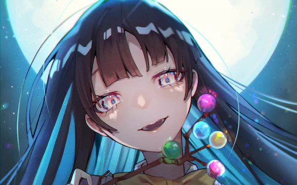 Kaguya Houraisan Anime Touhou HD Desktop Wallpaper | Background Image