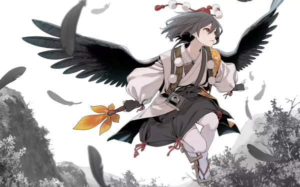 Aya Shameimaru Anime Touhou HD Desktop Wallpaper | Background Image