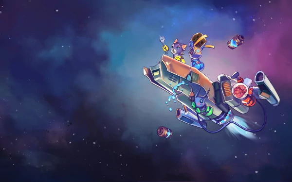 video game Fueled Up HD Desktop Wallpaper | Background Image