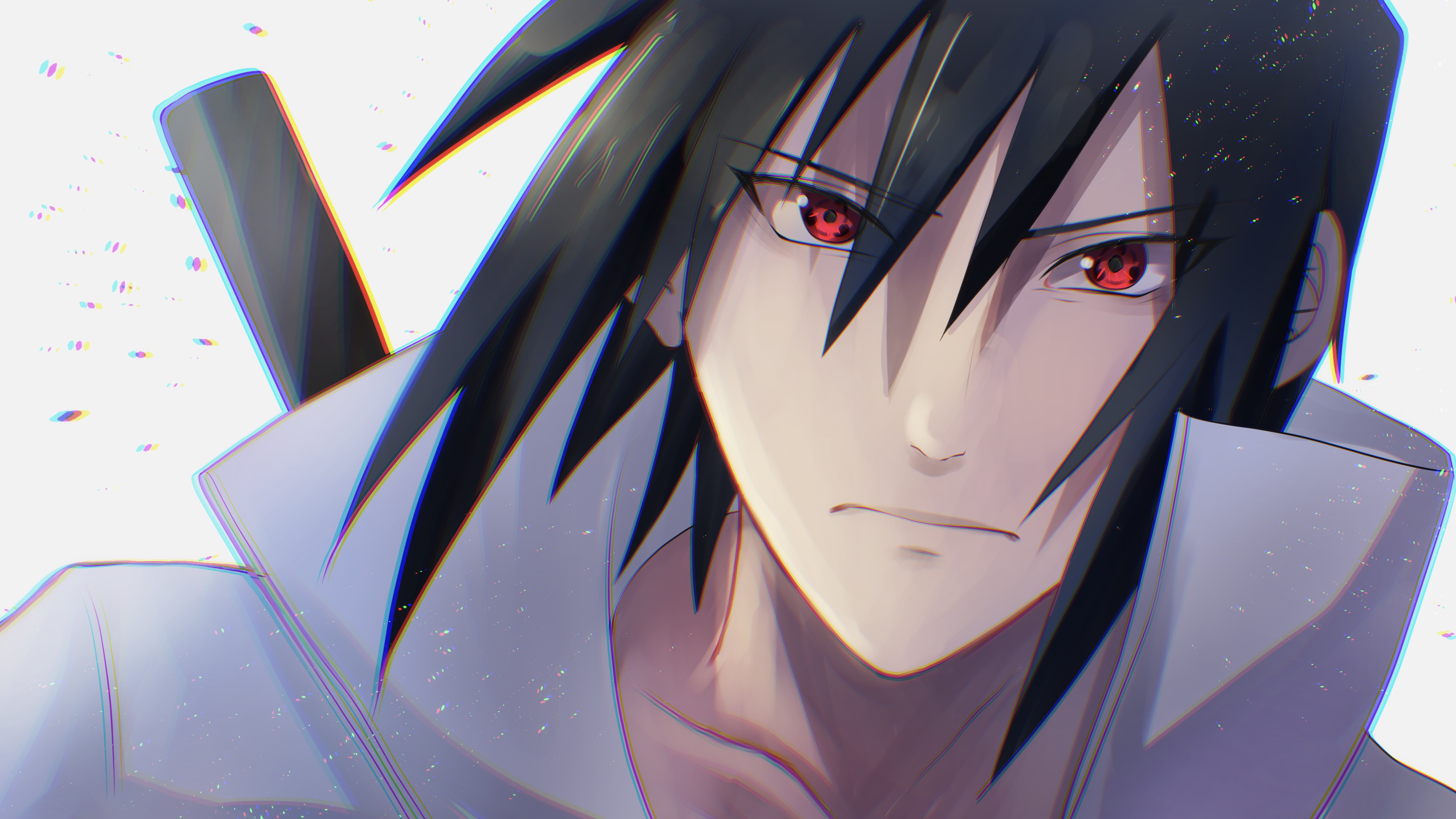 Sasuke Sharingan Rinnegan Eyes Lightning Anime 4k Ultra HD WALLPAPER