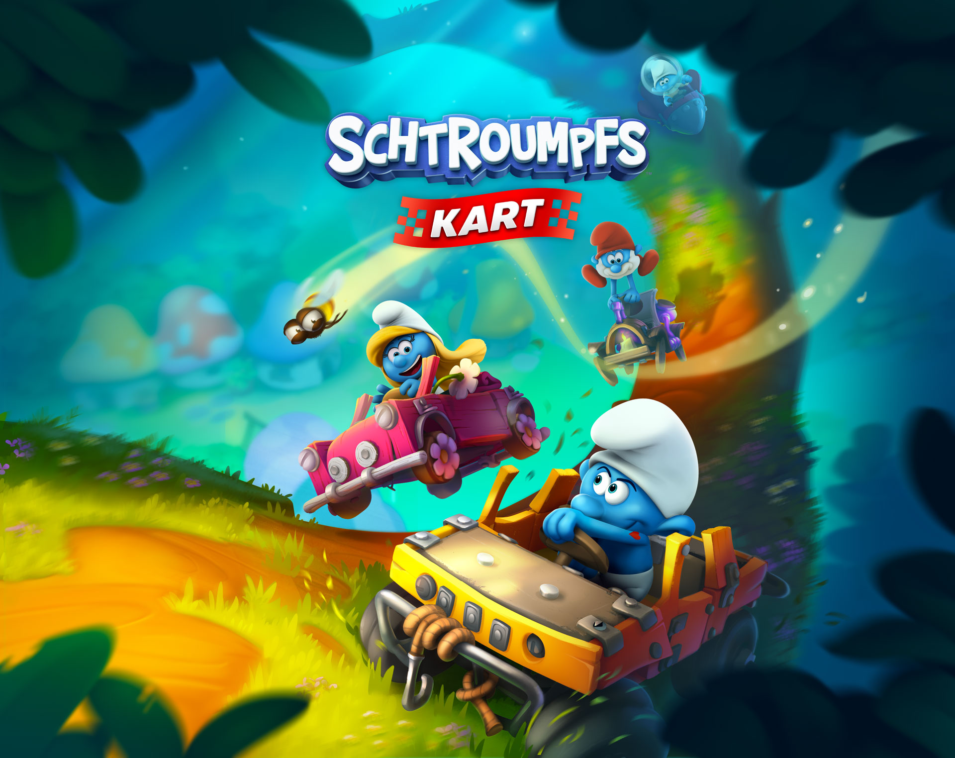 Video Game Smurfs Kart HD Wallpaper | Background Image