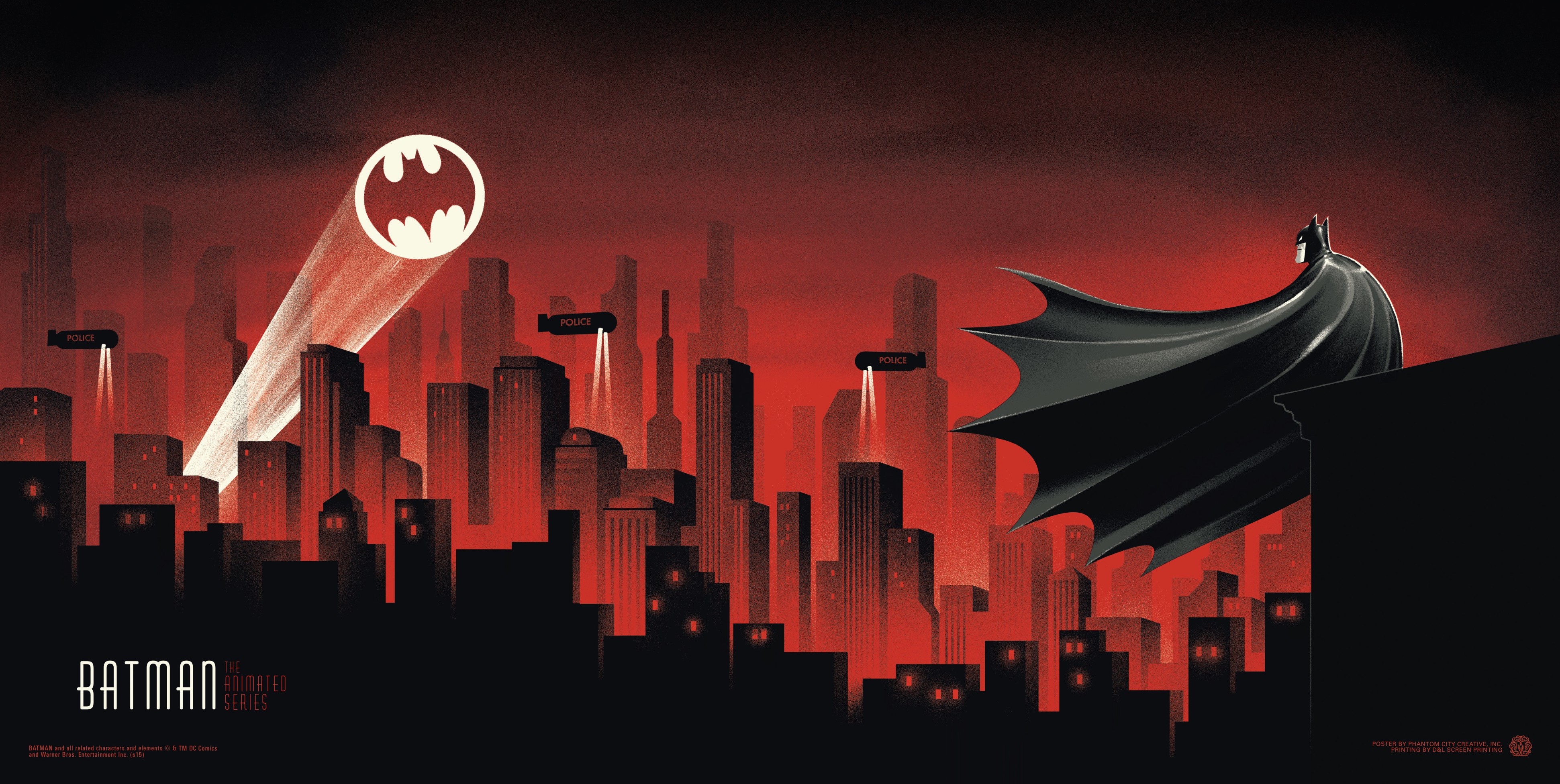 batman cartoon wallpaper