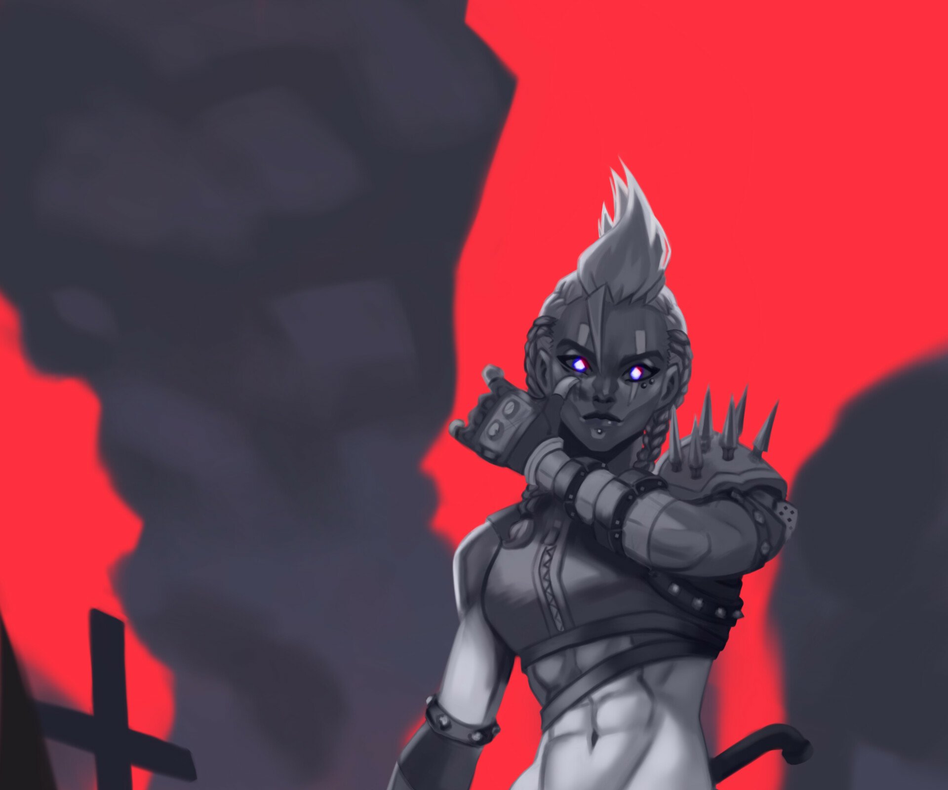 Download Junker Queen Video Game Overwatch 2 HD Wallpaper by Midas