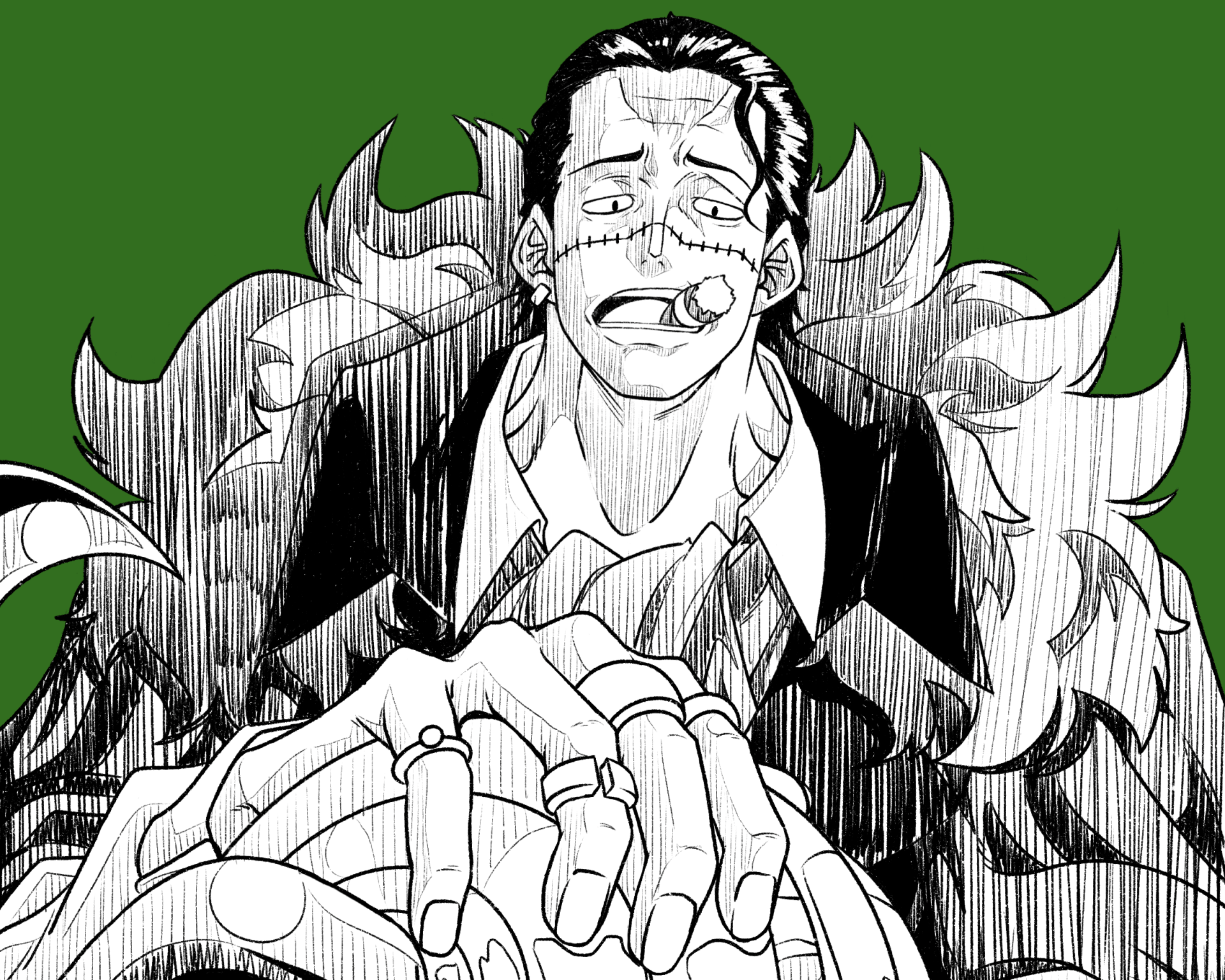 Download Crocodile (One Piece) Anime One Piece HD Wallpaper by ロマン ひゆ