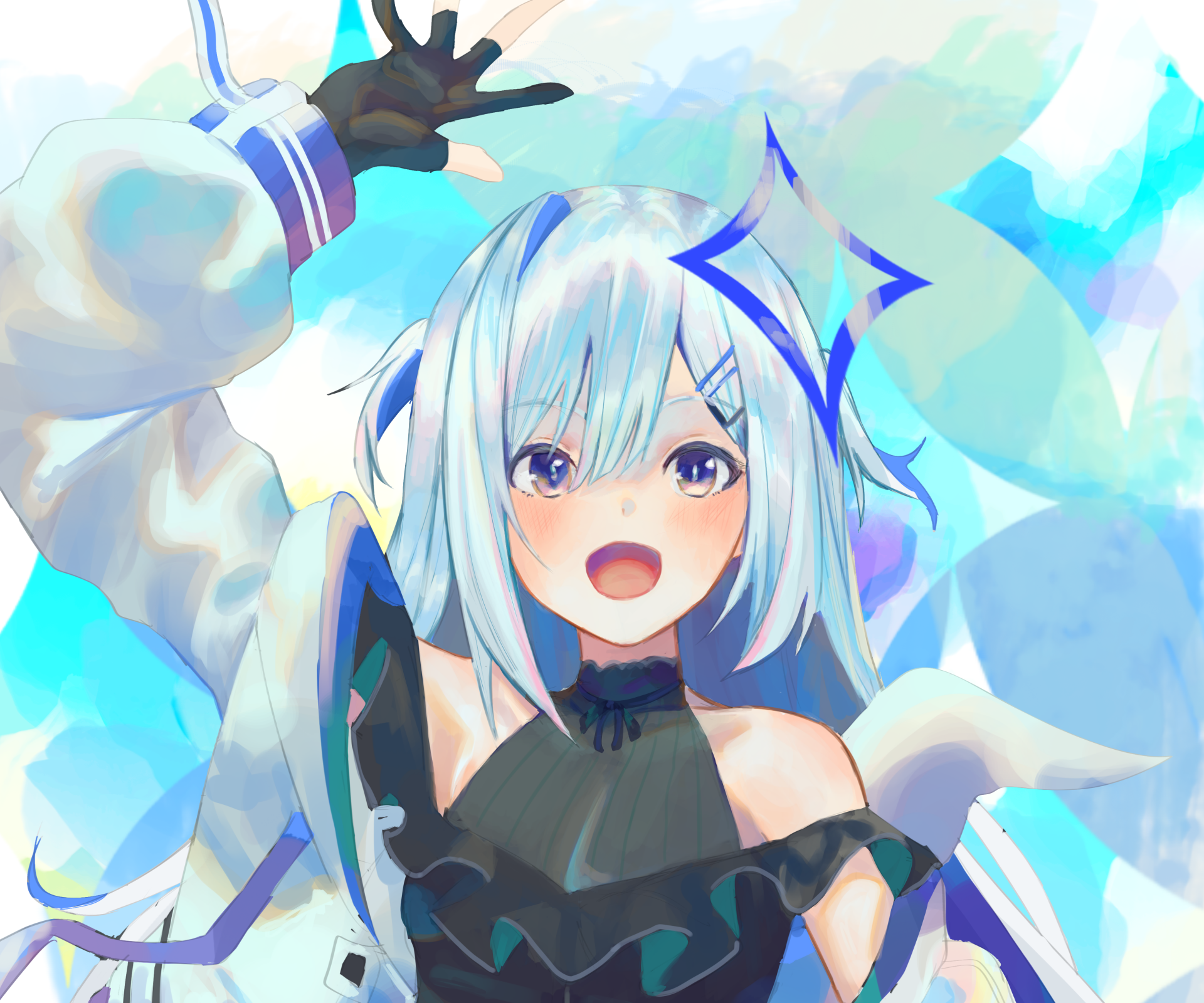 Download Hololive Amane Kanata Anime Virtual Youtuber HD Wallpaper