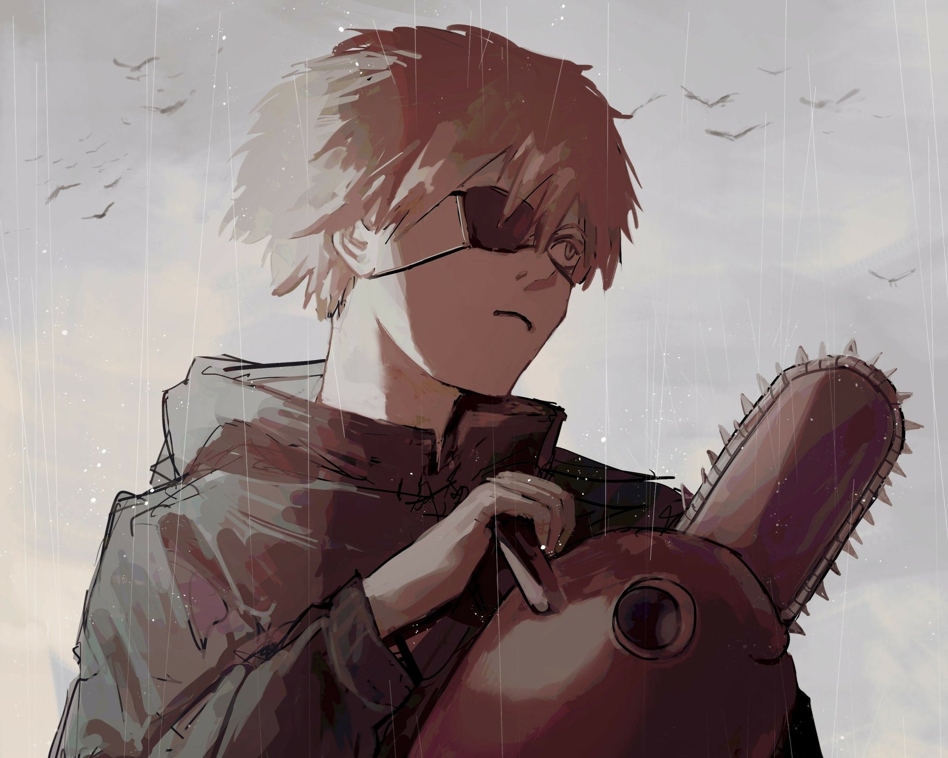 Download Pochita (Chainsaw Man) Denji (Chainsaw Man) Anime Chainsaw Man HD Wallpaper by deer