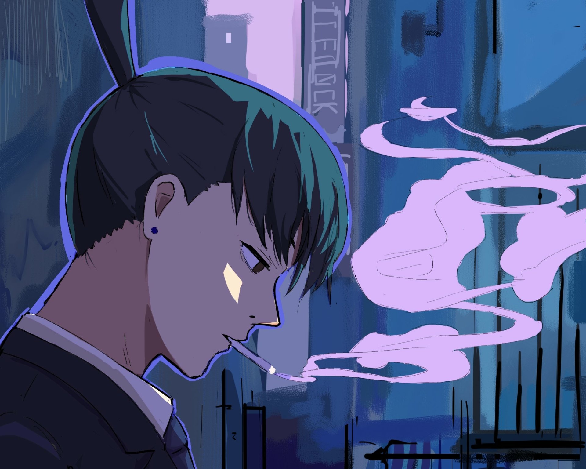 Download Aki Hayakawa Anime Chainsaw Man HD Wallpaper by zb_relic