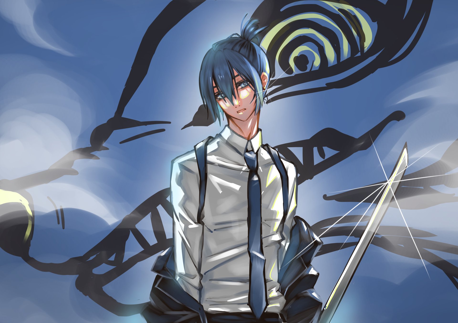 Download Aki Hayakawa Anime Chainsaw Man 8k Ultra HD Wallpaper by rizё