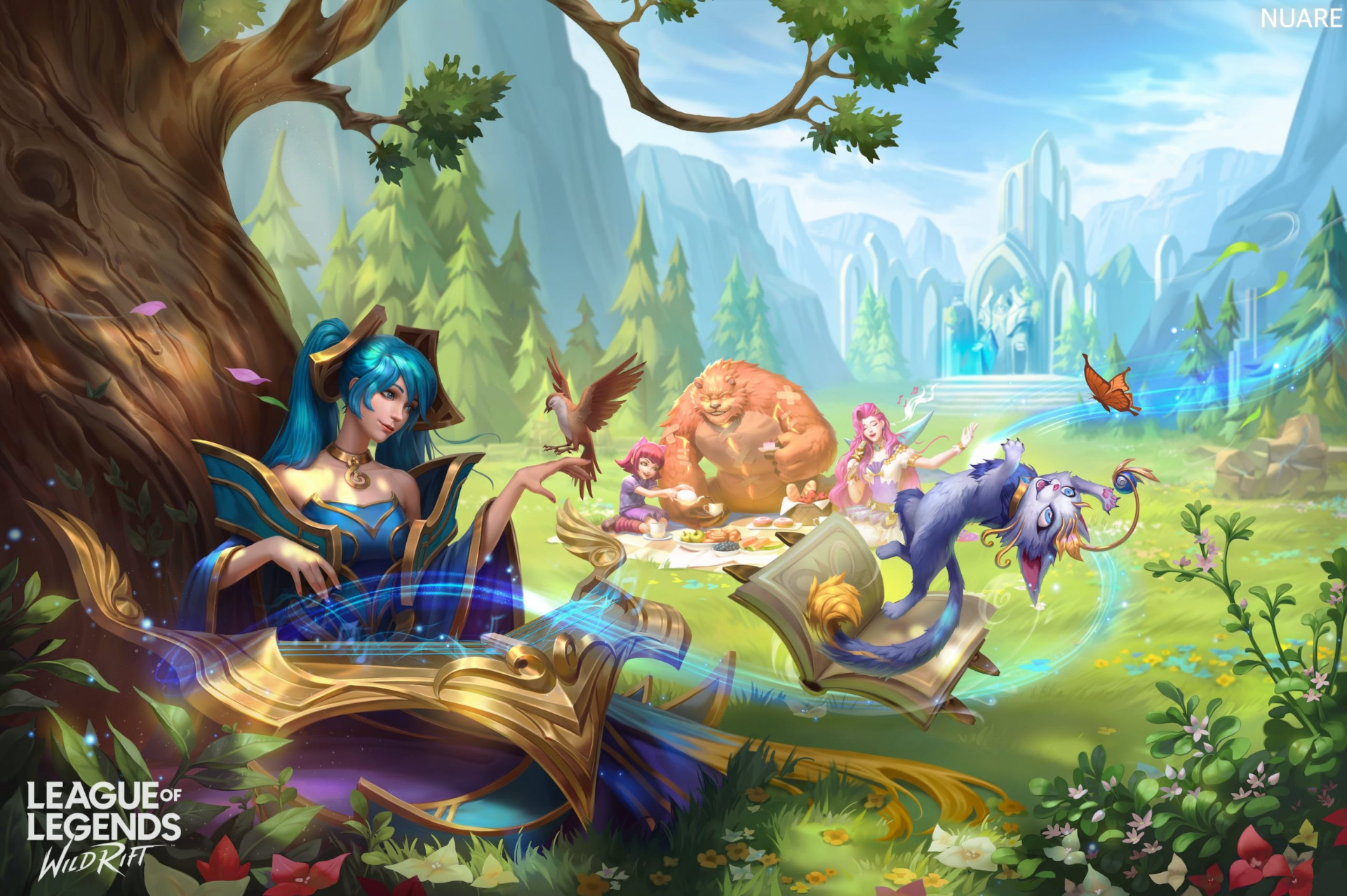 Download Video Game League Of Legends: Wild Rift HD Wallpaper by Nuare Studio