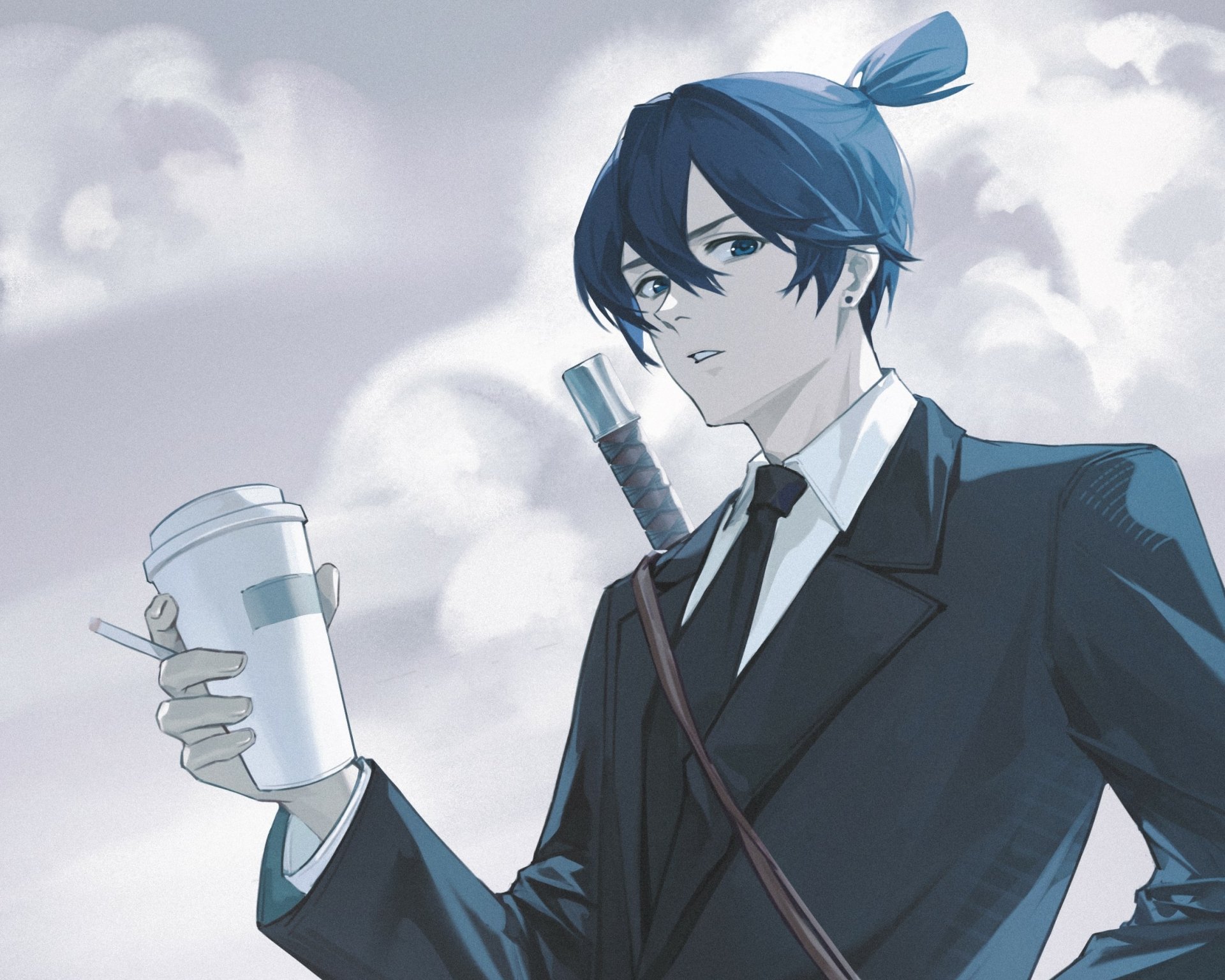 Download Aki Hayakawa Anime Chainsaw Man HD Wallpaper by 兔扎特