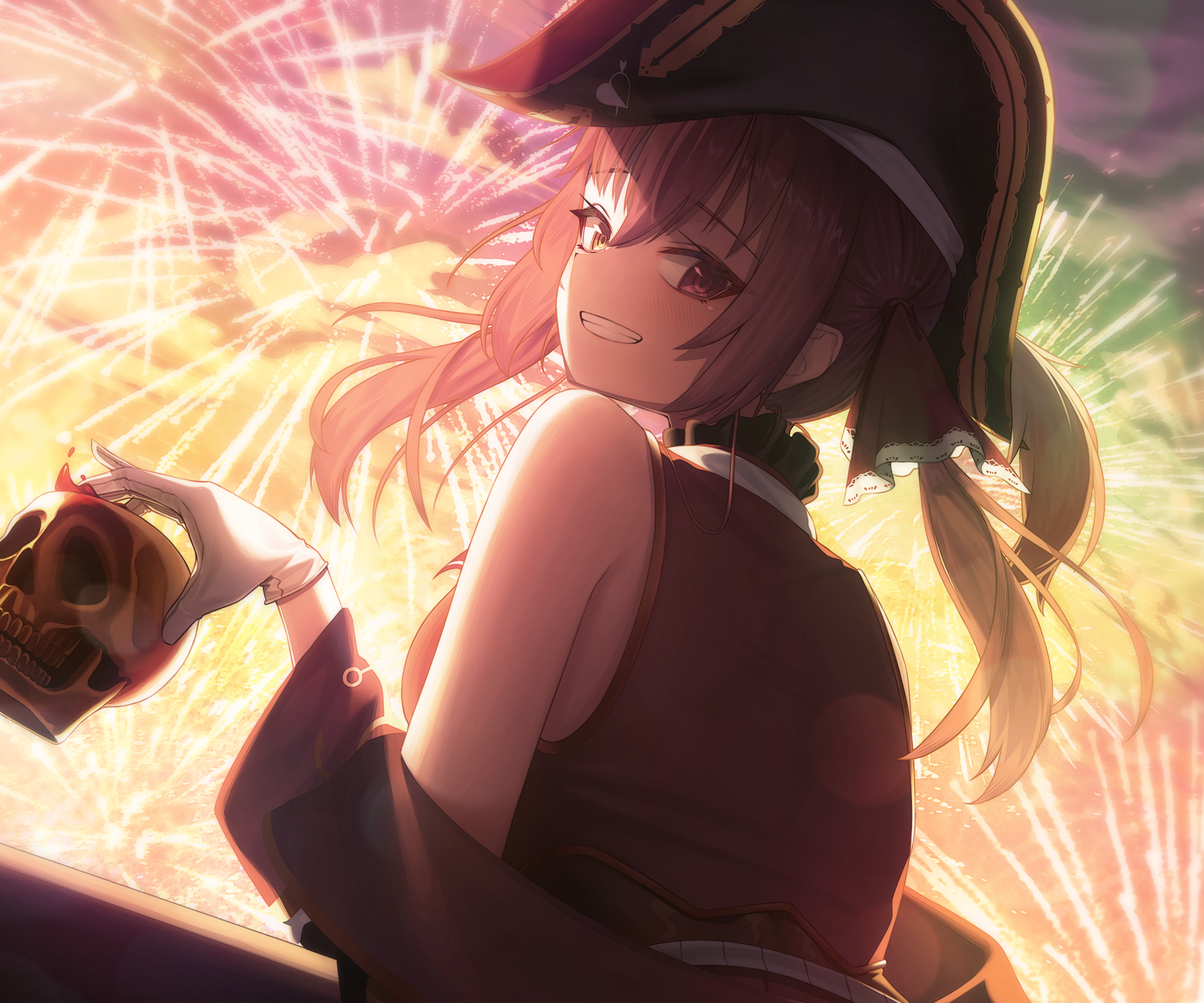 Download Houshou Marine Hololive Anime Virtual Youtuber HD Wallpaper