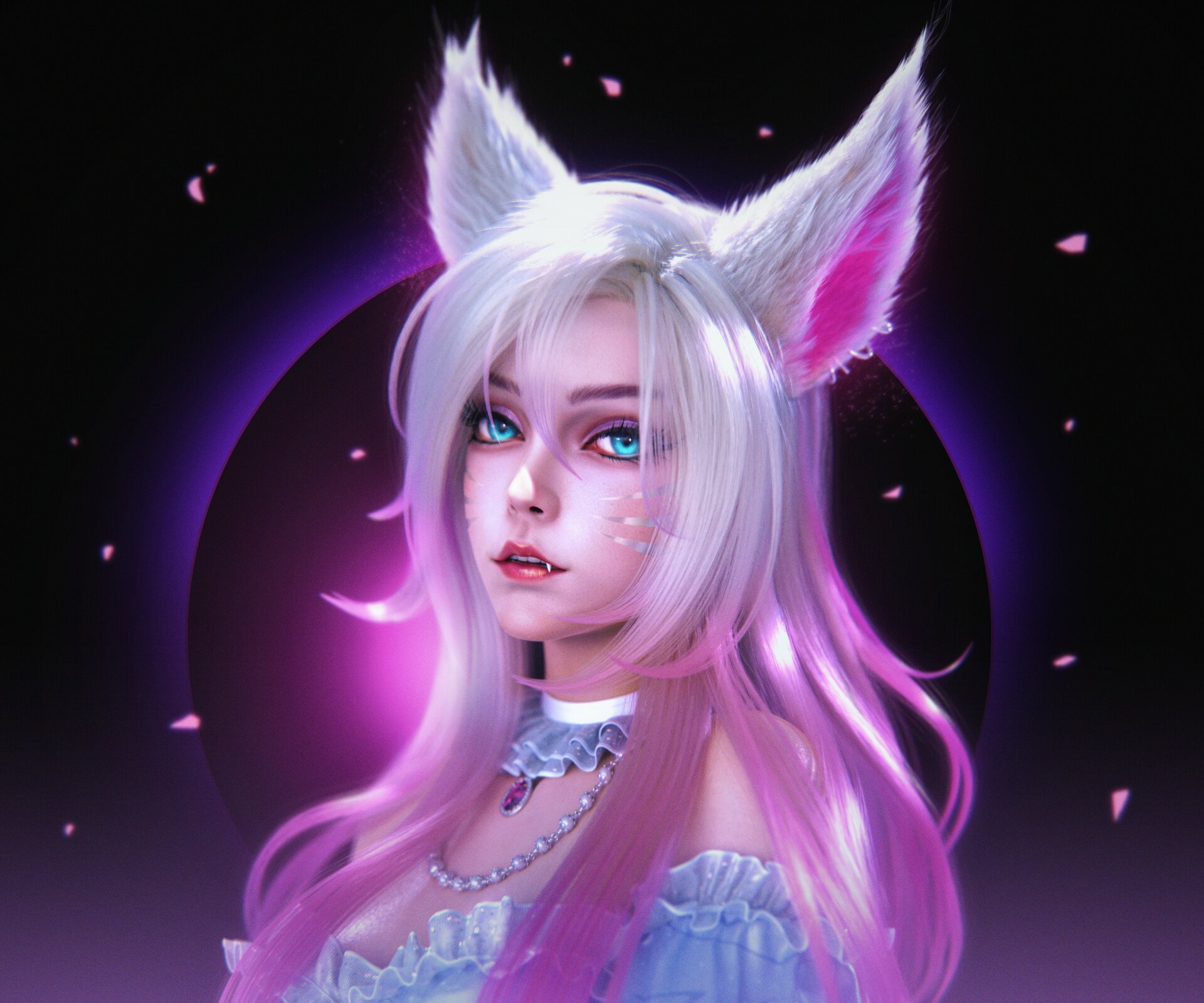 Steam Workshop::Ahri  Animated Wallpaper - League of Legends