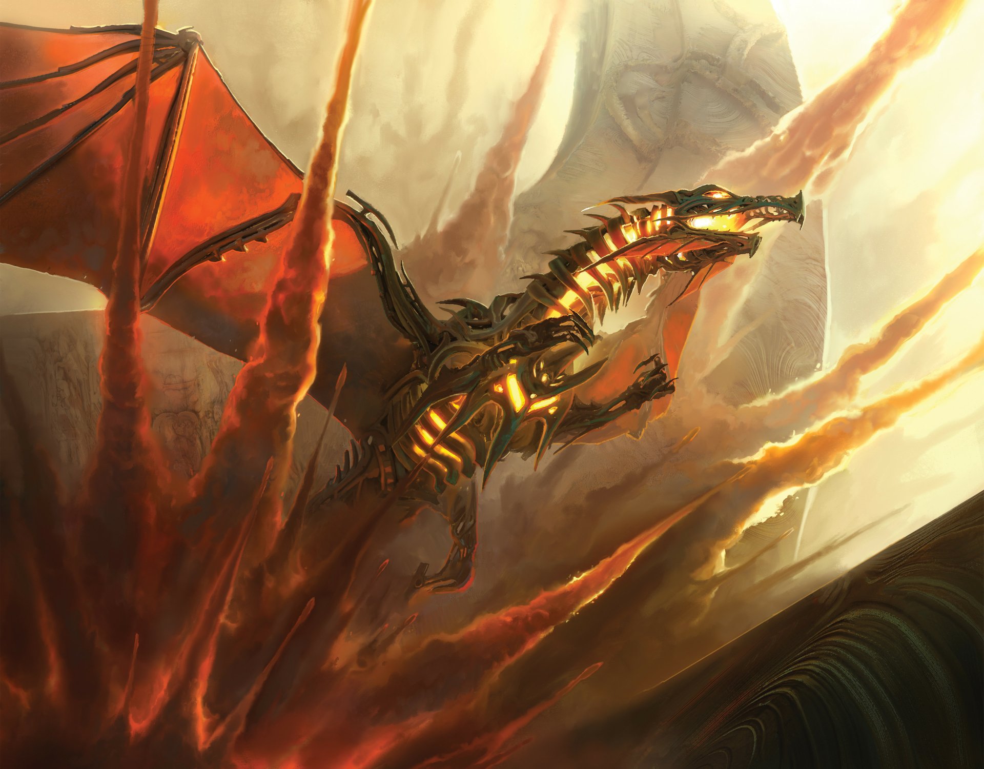 Download Dragon Man Made Magic: The Gathering 4k Ultra HD Wallpaper by ...