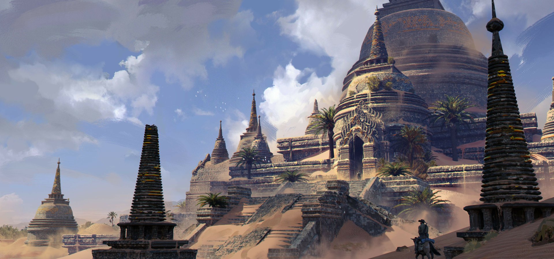 Temple in the desert by 土豆LCZ