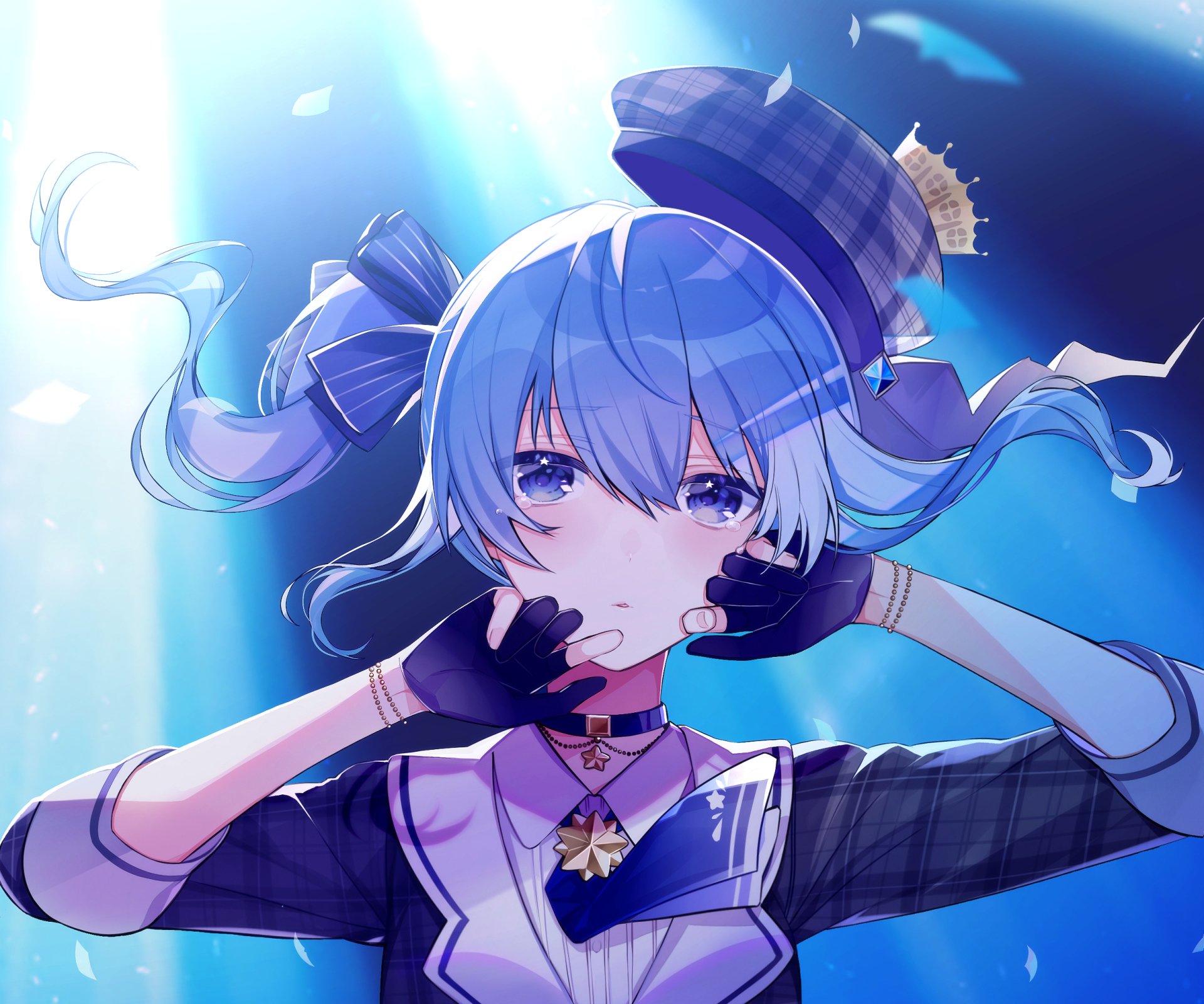 Download Hololive Hoshimachi Suisei Anime Virtual Youtuber HD Wallpaper