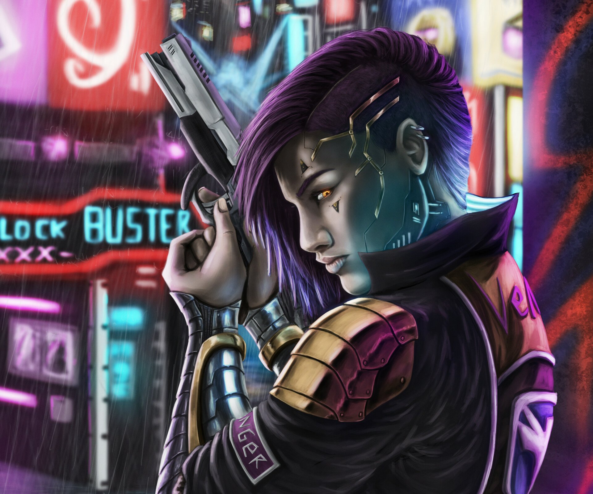 Download Johanna Light Video Game Cyberpunk 2077 HD Wallpaper by Daniel Delgado