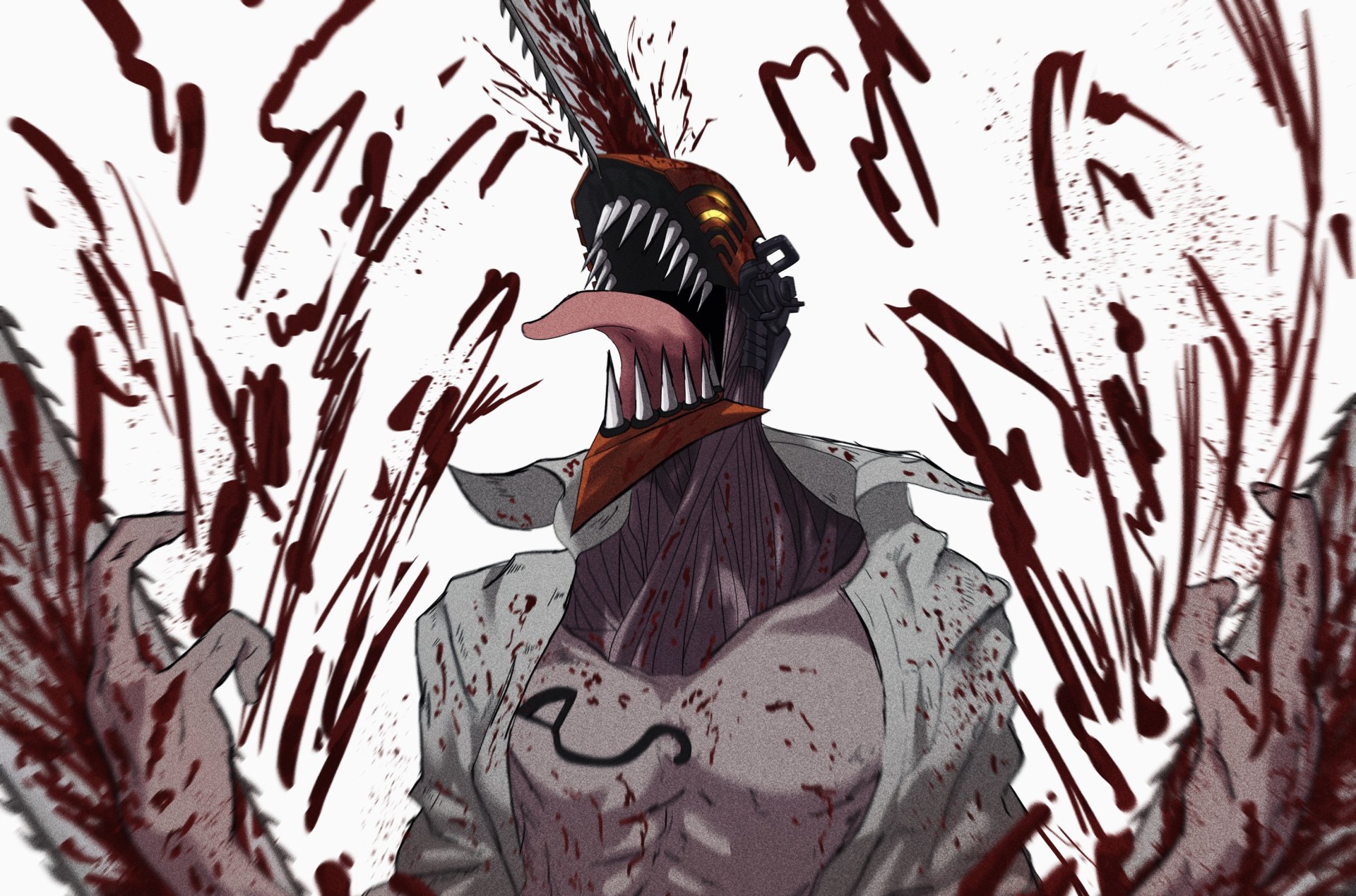 Download Denji (Chainsaw Man) Anime Chainsaw Man HD Wallpaper by ゆーかぐ