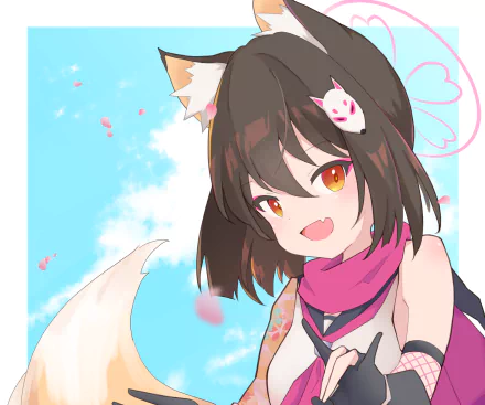 Kuda Izuna video game Blue Archive HD Desktop Wallpaper | Background Image